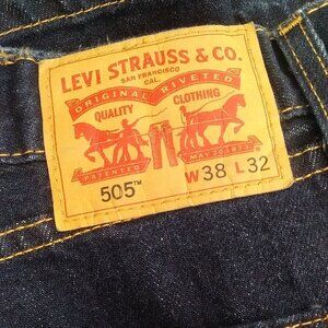 NEW Men's LEVI'S Straight Leg Jeans Size 38x32 Style # 005050216